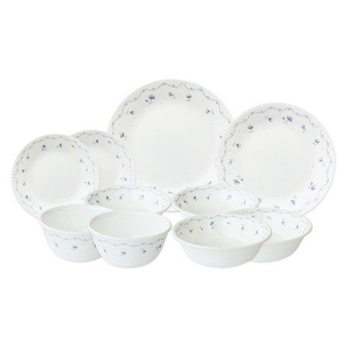 코렐 블루엘레강스 2인세트 A 10PCS, 미국형공기대접
