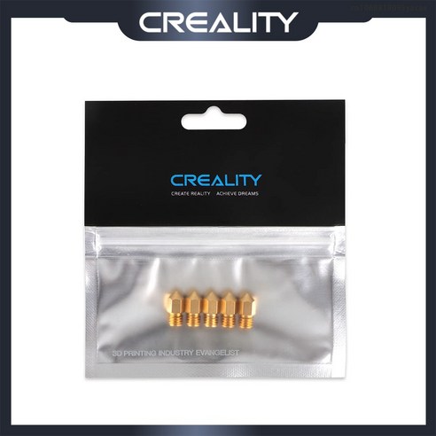 Creality 3D 프린터 노즐 Ender-3 시리즈 Ender 5 CR-6 SE 프린터용 핫엔드 압출기 0.2mm 0.3mm 0.4mm 0.5mm 0.6mm 0.8mm, [01] 0.2mm-5PCS, 1)0.2mm-5PCS