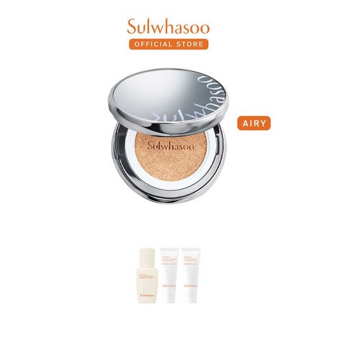 sulwhasoo 설화수 퍼펙팅 쿠션 본품 에어리 15g - 21호 23호, 1개