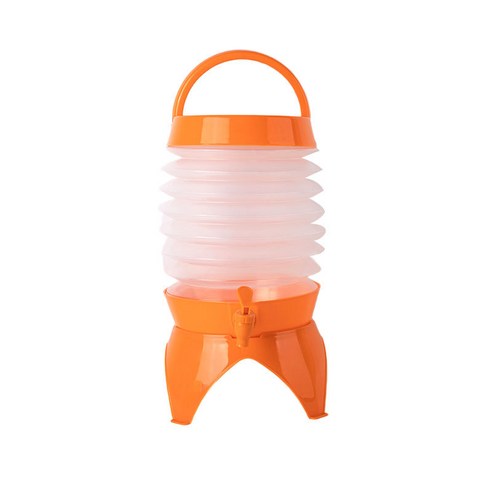 캠핑 자바라 워터저그 야외 접이식 휴대용 물통 미니 워터탱크, 7.5L, 1개