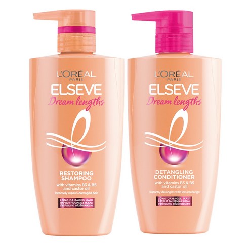 로레알파리 드림랭스 샴푸 410ml+컨디셔너 410ml 2종세트, 2세트