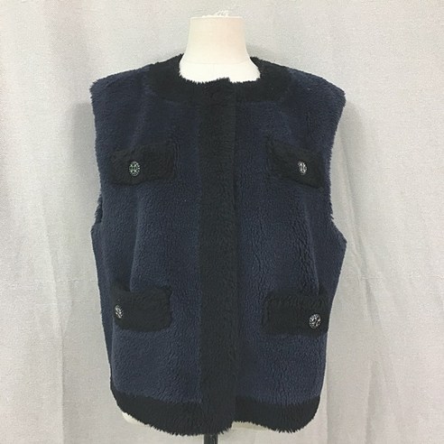 칼라거펠트 모100 퍼 조끼 95 중고명품 구제