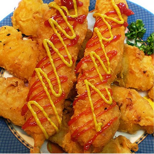 순살 치킨 후라이드 닭꼬치 1.3kgX10봉 (130gX100개), 10개, 1.3kg