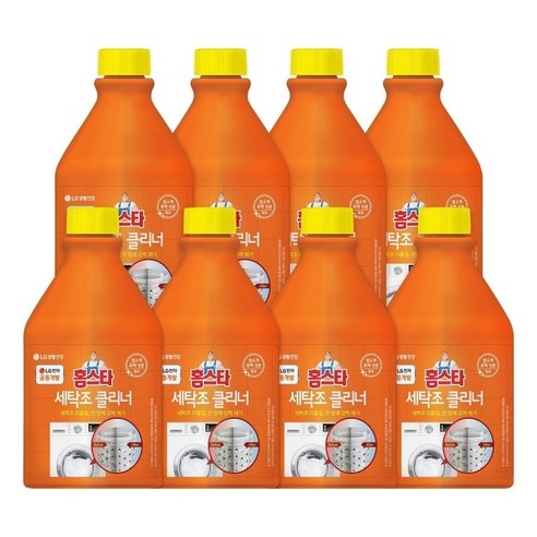 홈스타 세탁기 클리너 청소 세제 450ml, 8개