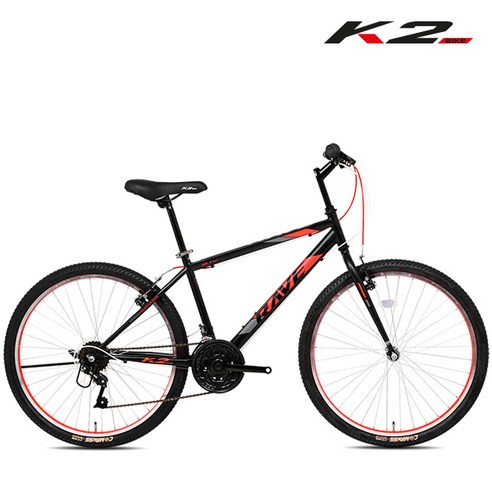 2023 케이투바이크 MTB자전거 로건26GS 26인치 21단, 로건26GS(레이브) 매트블랙, 미조립+소형공구