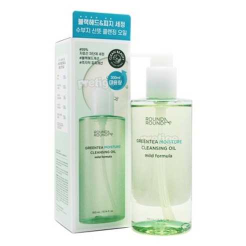 라운드어라운드 그린티 수분 클렌징 오일 300ml, 1개, 299ml