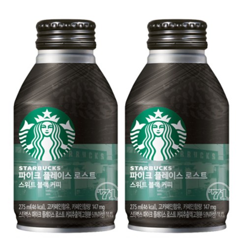스타벅스 파이크 플레이스 스위트 블랙 275ml, 24개