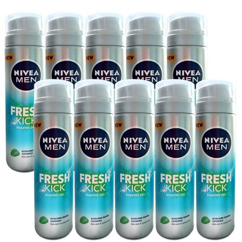 니베아 맨 프레시킥 쉐이빙 폼, 200ml, 3개