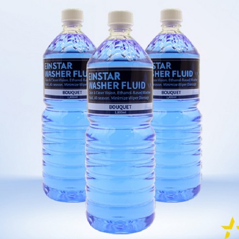 아인스타 말레 에탄올 워셔액 1.8L 2L 3개 4개 5개 6개 사계절 -25도OK 자동차 차량용