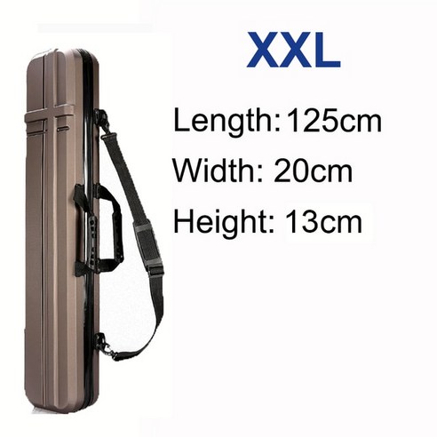 경량 간편 방수 ABS 하드 쉘 낚시 커버 보관함 낚싯대 가방 태클 폴 릴 미끼 케이스 70cm 120cm 130cm, 17 125 cm