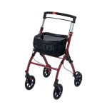 Rollator Walkers Lightweight Foldable Rolling Walker with Tray for Seniors-Black & Red Rollator Walkers Lightweight Foldable Rolling Walker with Tray for Seniors-Black & Red