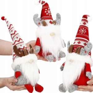 3 PIECES GNOMES GNOME GNOMES FOR CHRISTMAS UNDER THE CHRISTMAS TREE CHRISTMAS DECORATION - Obrázok 10