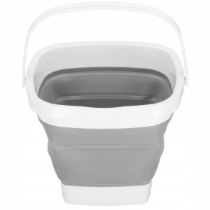BUCKET SILICONE BUCKET WITH HANDLE FOLDING UNIVERSAL LARGE TOURIST - Afbeelding 16