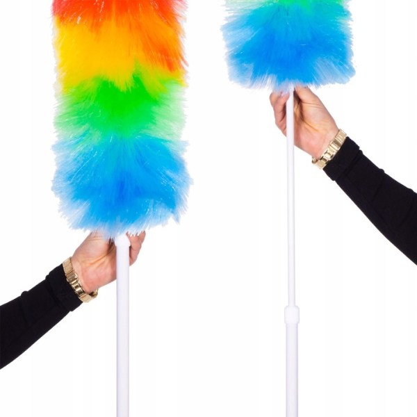 TELESCOPIC DUST BROOM LONG BRUSH WART SWEEPER COBWEB XXL