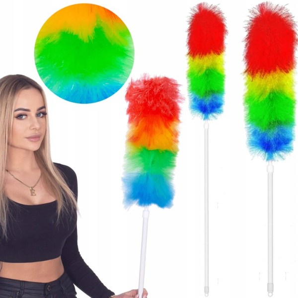 TELESCOPIC DUST BROOM LONG BRUSH WART SWEEPER COBWEB XXL