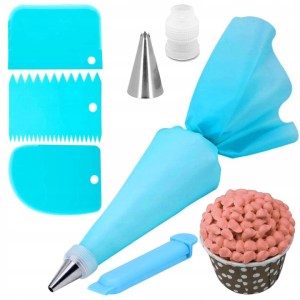 CAKE DECORATION ACCESSORIES SET, CONFECTIONERY SLEEVE, SPATULA, 7 pcs. CAKE DECORATION ACCESSORIES SET, CONFECTIONERY SLEEVE, SPATULA, 7 pcs.