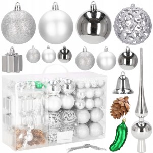 CHRISTMAS TREE BAUBLES CHRISTMAS TREE BAUBLE 102 PCS SET FOR CHRISTMAS PENDANTS 6/4/3 CHRISTMAS TREE BAUBLES CHRISTMAS TREE BAUBLE 102 PCS SET FOR CHRISTMAS PENDANTS 6/4/3
