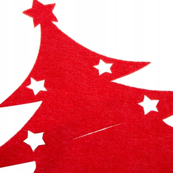 CHRISTMAS CUTLERY COVERS TABLE DECORATION RED CHRISTMAS ORNAMENT 10PCS