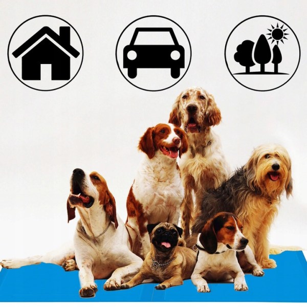 GEL COOLING MAT FOR ANIMALS DOG CAT LARGE XL 40x30 COOL BED