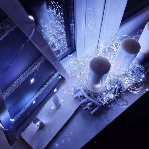 20LED WIRE LIGHTS COLD WHITE MICRO STRINGS BATTERY OPERATED CHRISTMAS TREE LIGHT - Vaizdas 5