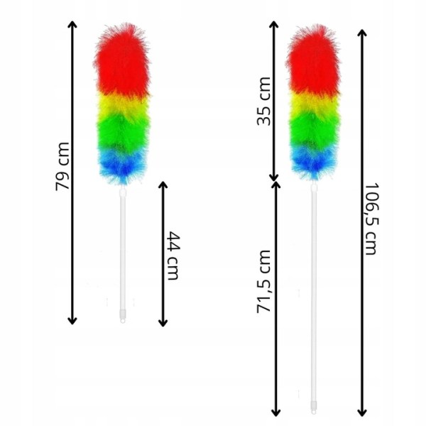 TELESCOPIC DUST BROOM LONG BRUSH WART SWEEPER COBWEB XXL