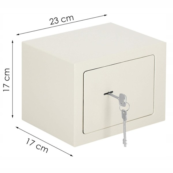 HOME KEY SAFE BOX SOLID OFFICE STRONG ARMORED CASH REGISTER