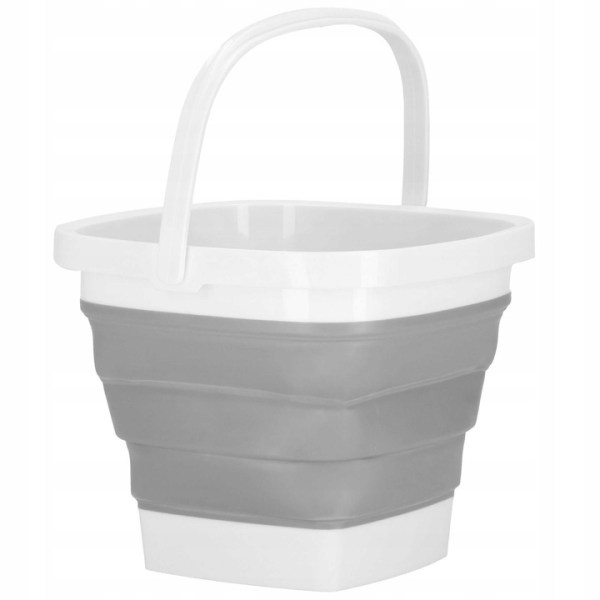 BUCKET SILICONE BUCKET WITH HANDLE FOLDING UNIVERSAL LARGE TOURIST