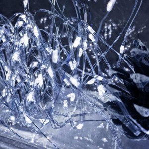 20LED WIRE LIGHTS COLD WHITE MICRO STRINGS BATTERY OPERATED CHRISTMAS TREE LIGHT - Vaizdas 17