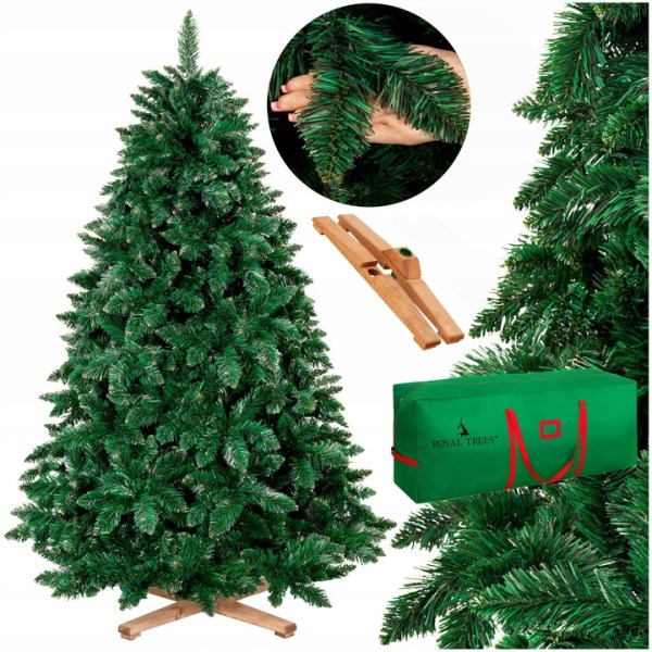 ARTIFICIAL CHRISTMAS TREE PE 180cm LIKE LIVE FOREST PINE DELUX ROYAL TREES PREMIUM