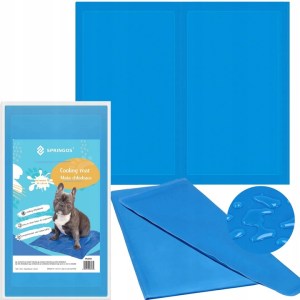 GEL COOLING MAT FOR ANIMALS DOG CAT LARGE XL 40x30 COOL BED - imagine 13