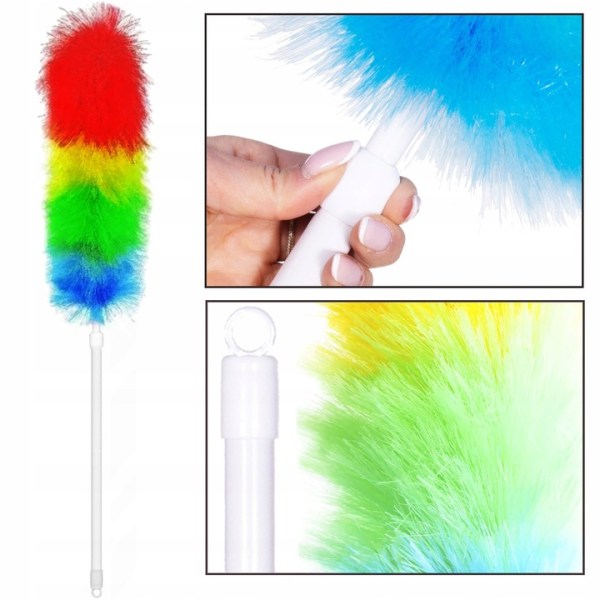 TELESCOPIC DUST BROOM LONG BRUSH WART SWEEPER COBWEB XXL