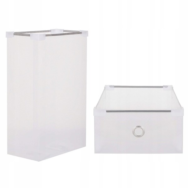 SET OF 10 BOXES CONTAINERS ORGANIZER RETRACTABLE SHOES FOR WARDROBE 31x20,5x11cm