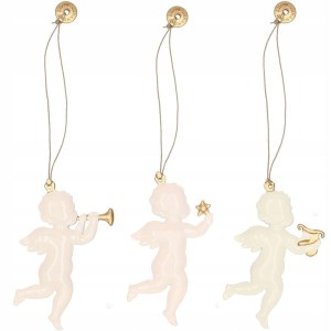 CHRISTMAS TREE PENDANTS CHRISTMAS ANGELS x3 UNBREAKABLE BAUBLES ORNAMENTS SET CHRISTMAS TREE PENDANTS CHRISTMAS ANGELS x3 UNBREAKABLE BAUBLES ORNAMENTS SET