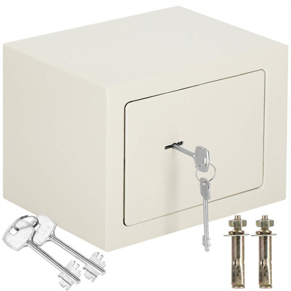 HOME KEY SAFE BOX SOLID OFFICE STRONG ARMORED CASH REGISTER