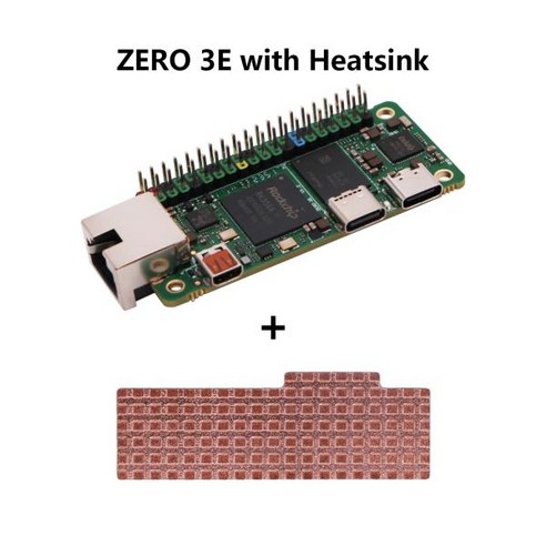Radxa ZERO 개발 보드 쿼드 코어 암 3E RK3566®Cortex™-마이크로 HDMI을 통한 기가비트 이더넷 A55, 한개옵션4, 한개옵션3, 한개옵션2, 03 2GB RAM, 04 3E and Heatsink