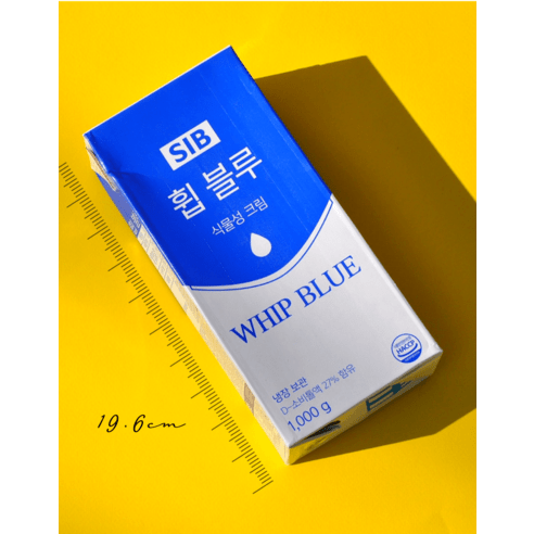 [기타]메가커피 휩 블루 휘핑크림 1L 2개 세트