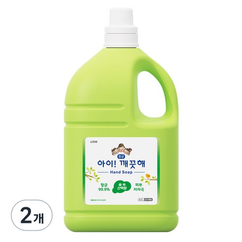 아이깨끗해 숲속산책향 용기, 490ml, 5개