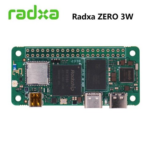 Radxa ZERO 개발 보드 쿼드 코어 암 3W®Cortex™-A55 RK3566 칩 DDR4, 한개옵션4, 한개옵션3, 한개옵션2, 01 With pin Solder, 04 4GB 32GB EMMC