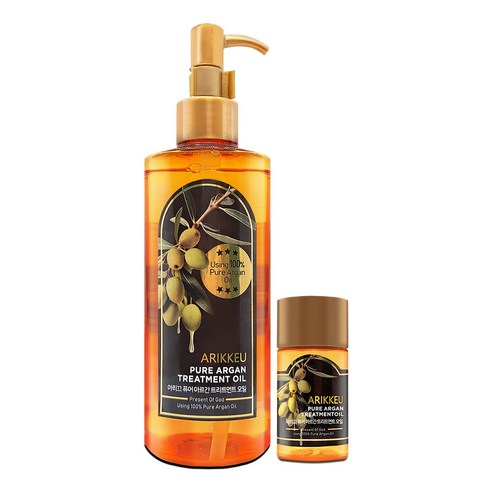 아리끄 퓨어 아르간 오일 헤어 에센스 200ml+20ml, 1개, 220ml