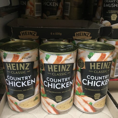 하인즈 클래식 컨츄리 치킨 스프 535gx4캔 Heinz Classic Country Chicken Soup, 535g, 4개