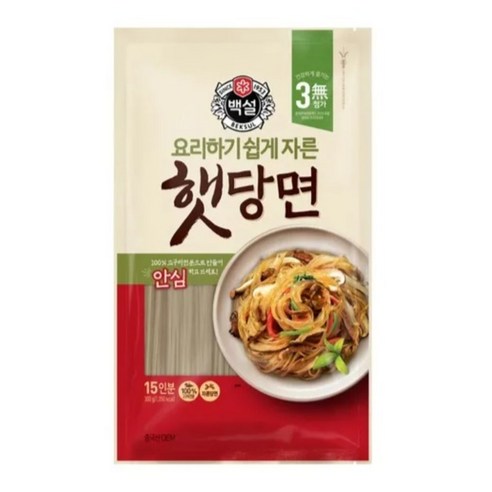 백설 자른 햇당면 300g, 1개