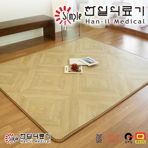 한일의료기 현대 다이아몬드 초특대형 거실용 전기장판 (300x183cm), (초특대형)300*183cm