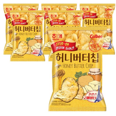 해태제과 허니버터칩, 60g, 6개