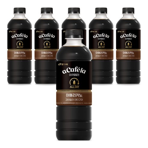 라이브 아카페라 올데이 아메리카노 과테말라 안티구아, 30개, 1L