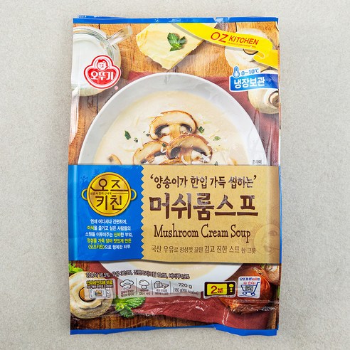 오뚜기 오즈키친 머쉬룸 스프 (냉장), 720g, 2개