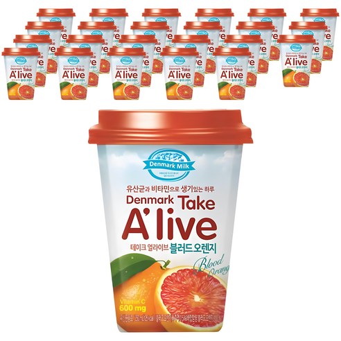 덴마크 테이크 얼라이브 블러드오렌지, 250ml, 24개