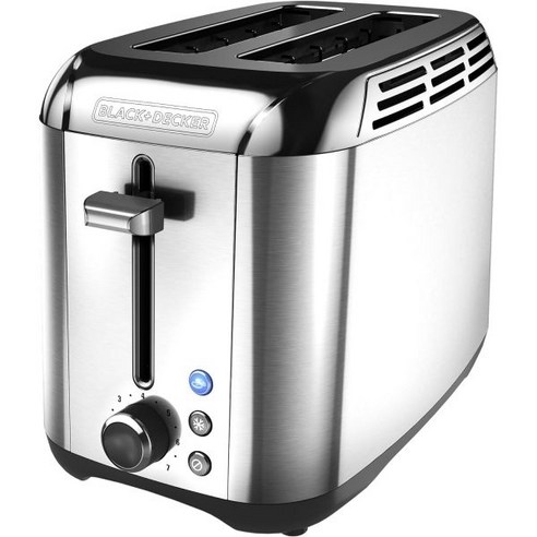 블랙데커 TR3500SD 래피드 토스트 2슬라이스 토스터 스테인리스 스틸, TR3490