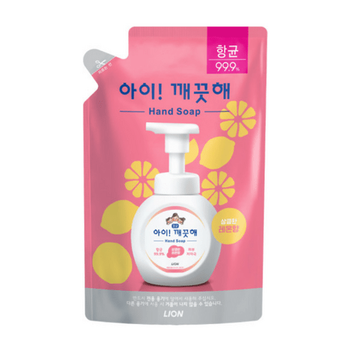 아이깨끗해 핸드워시 레몬향 리필, 450ml, 6개