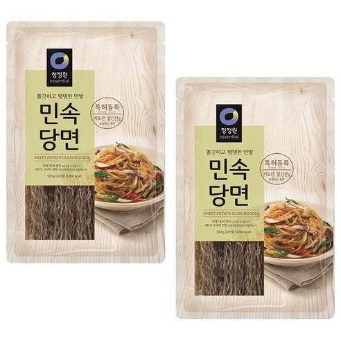 대상 청정원 민속 당면, 300g, 2개