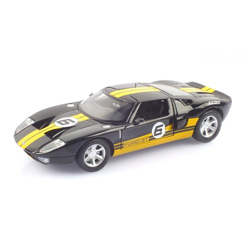 MOTORMAX 1:24 레프리카 포드 GT 컨셉 레이싱 자동차 다이캐스트 MTX737758BK, 블랙